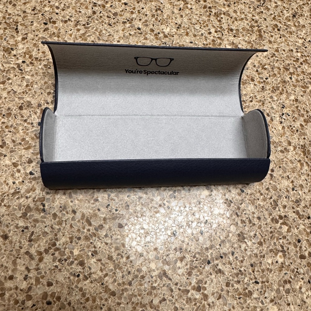 Lens Direct Navy Glasses Case